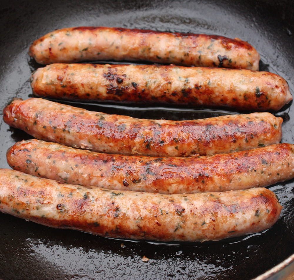 Clean Sausages - Angus Thyme & Onion Sausages 80g x 6 Pieces (NEW)