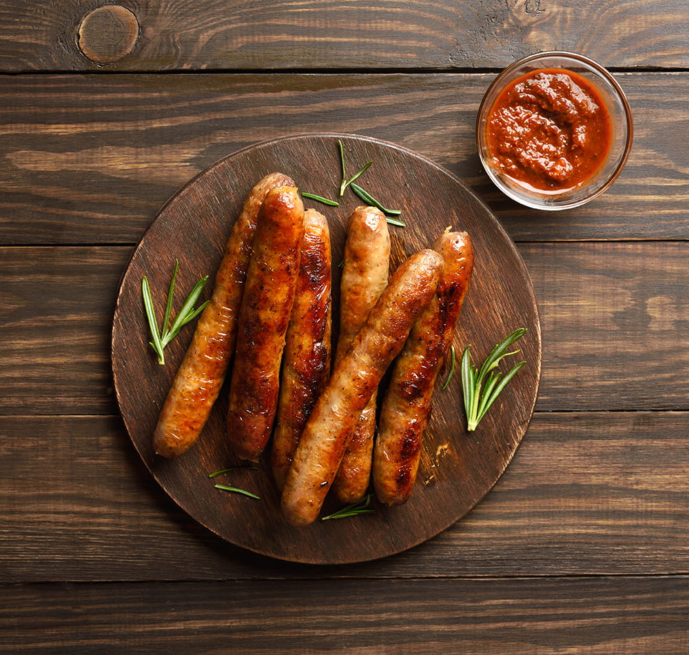 Clean Sausages - Lamb & Rosemary 80g x 6 Pieces