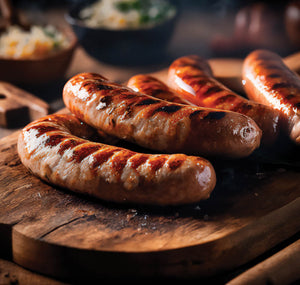 Plain Beef Sausages - Classic 6 X 80g