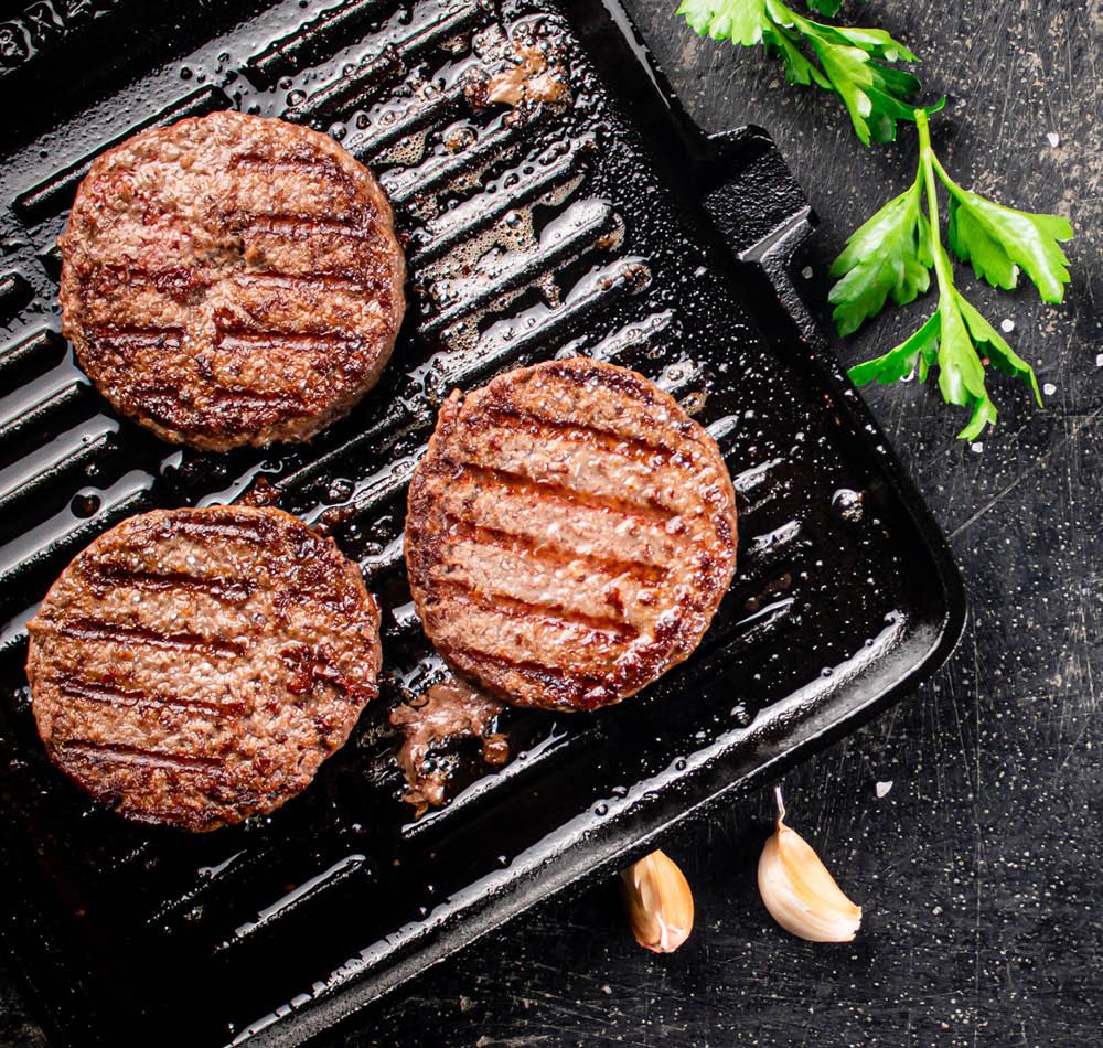 Grass Fed Angus Burgers