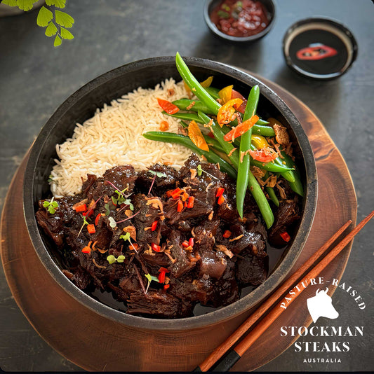 Sweet and spicy short ribs