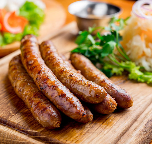 Clean Sausages - Angus & Black Pepper 80g x 6 Pieces