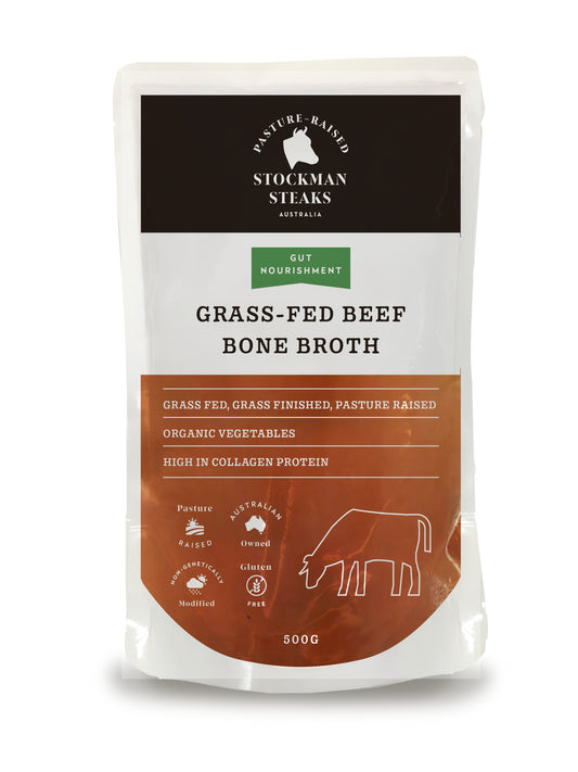 Box of 14 Beef Bone Broths - Gut Nourishment 500ml (NEW)